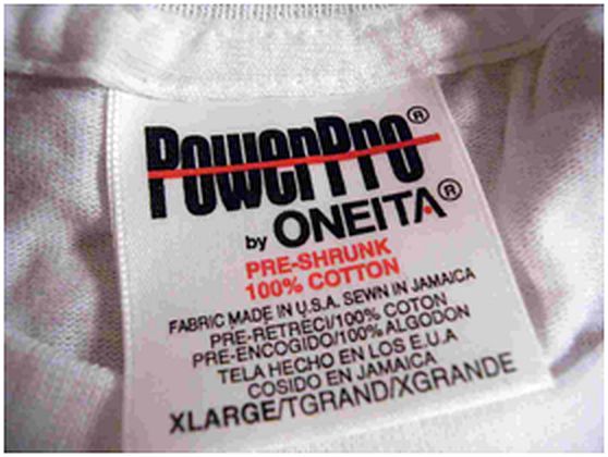 shirt's tag